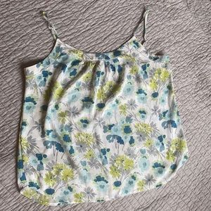 Loft silky swing tank top with adjustable straps